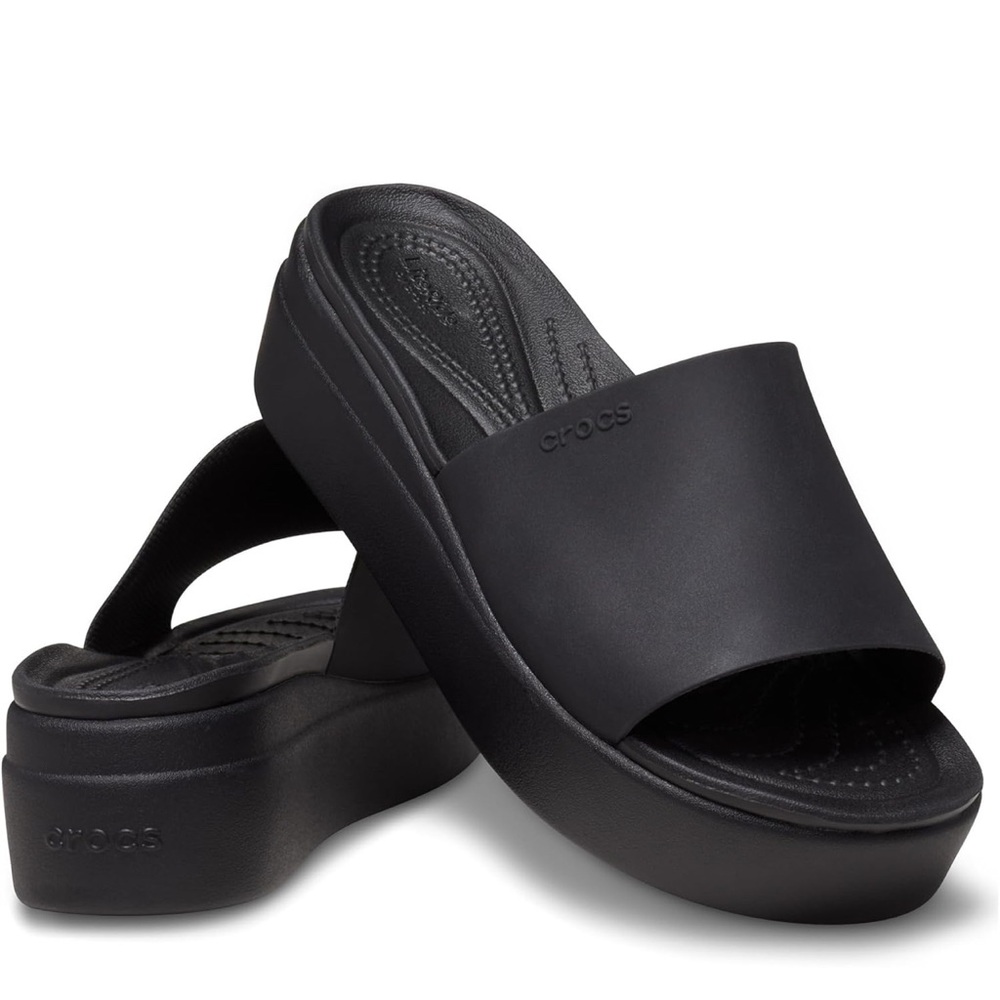 CROCS Women's Black Slide Sandals